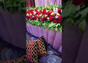 Wedding Room decoration | wedding room | Flower decoration ideas | Noorain Creations