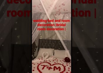 Bridal bed and room decoration | wedding room decoration | #shorts | #shots #youtubeshorts |
