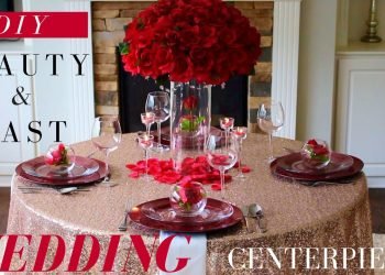 DIY Beauty & The Beast Centerpiece | Dollar Tree DIY Wedding Decoration Ideas