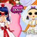 Ladybug Wedding vs Squid Game Doll Wedding Dress  – DIY Paper Dolls & Room Design