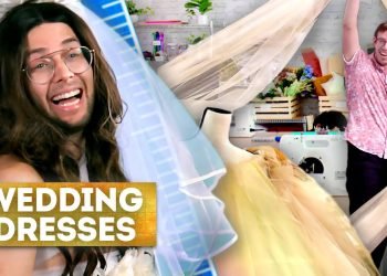 Try Guys Design Wedding Dresses Without Instructions