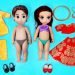 Princess Dolls Indian Wedding Dress Up For Ariel Bride & Groom | DIY for Kids