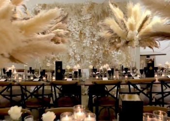 BOHO CHIC PAMPAS GRASS EVENT DESIGN- WEDDING RECEPTION DECOR.