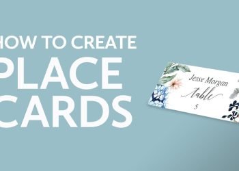 The best way to Create Place Cards | Wedding Place Cards | Bridal Shower Place Cards | Table Numbers