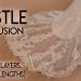 How To Bustle an Illusion Train Wedding Gown