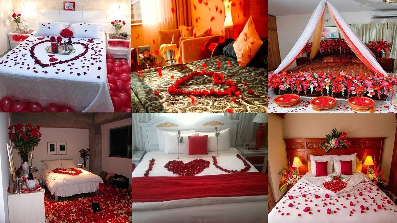 Bridal First Night Room Decoration Ideas - Wedding Plan 360