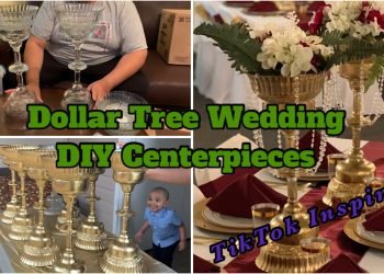 Dollar Tree Wedding Centerpiece DIY!!!
