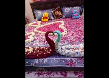 room decoration for wedding first night #viral #reels #romantic #latest  #wedding