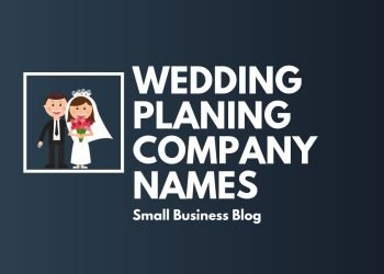 Catchy Wedding Planning Company Names