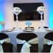 DIY BLUE, SILVER, WHITE & BLACK TABLE SETTING / CHEAP EASY WEDDING DECORATIONS, BIRTHDAY DECORATIONS