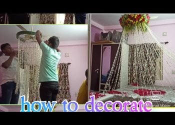 How To Decorate Wedding Room With Fresh Flower || Wedding Room Decorating Idea