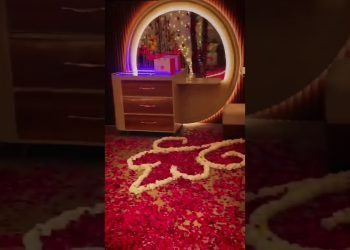 Beautiful bride room decoration ???? #wedding #roomdecoration #bride #groom #dulhan #dulha #patna