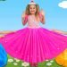 Sasha and girls share a latest dress and play in a beauty contest