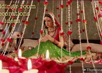 Wedding night room decoration ideas/Room decoration for bride and groom.