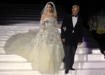 Bride Walking Over The River Into Her Dream Night!