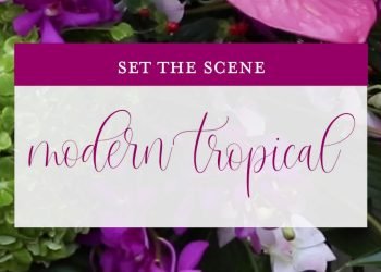 Tropical Event Scene Setting Decor Ideas and Inspiration | Tropical Wedding Inspiration