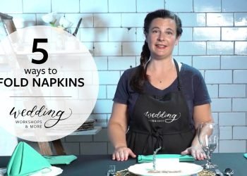DIY Wedding: 5 Ways to Fold Napkins