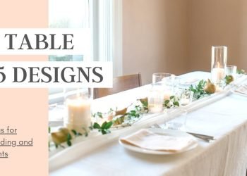 5 Wedding Centrepiece Ideas with Fresh Flowers