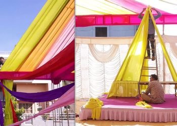 Mesmerising destination wedding theme decoration