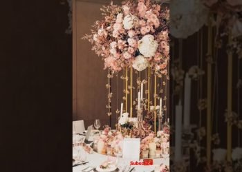 wedding decoration ideas #shorts#wedding table decoration