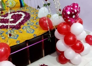 Wedding Room Decoration ideas #roomdecor  #weddingnight❤️