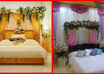 Bedroom decoration for wedding | flower decoration | Wedding room decoration |