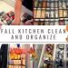 Fall 2020 Kitchen Organization Ideas| Clean, Declutter and Organize with me | Motivation