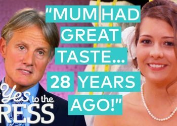 Mum Brings Her 80s Retro Wedding Dress For Bride To Wear | Say Yes To The Dress Atlanta