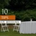 10 Easy Suggestions Outdoor Wedding Reception and Decorations // Wedding Ideas