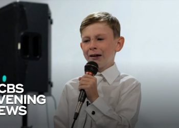 Emotional 9-year-old steals the show at sister's wedding