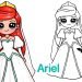 How one can Draw Little Mermaid Ariel in Wedding Dress