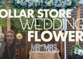 DOLLAR STORE WEDDING DECOR – DIY WEDDING FLOWERS / DECORATION IDEAS