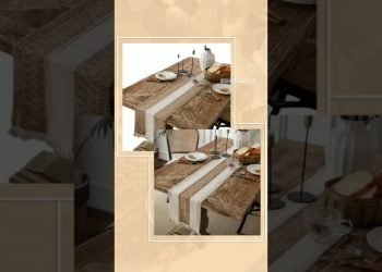 Nordic Linen Burlap Boho Table Runners For Wedding Decoration❤️ #etsy #homedecor #tablerunner #linen