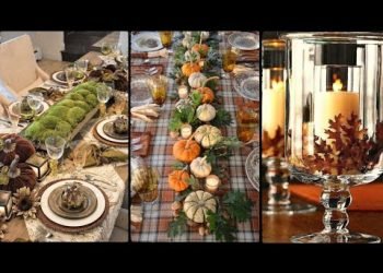 Top 30 Thanksgiving dinner ideas l Best inspiring Thanksgiving table setting design.
