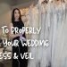 How To Properly Steam Your Wedding Dress & Veil