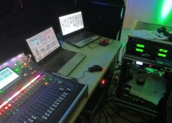 DJ Gig Log 4 – Wedding DJ Setup and LED Uplighting at Elms Barn in Toft Monks