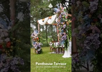 Penthouse Terrace in your intimate wedding arrange