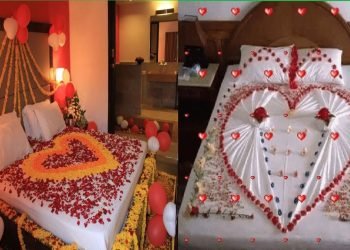 Easy and  Beautiful bridal room decoration ideas/Wedding Bedroom Decor…