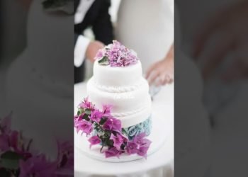Elopement and intimate wedding cakes #torta #foodporn #elopementweddings #shorts