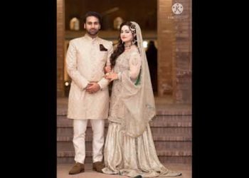 muslim wedding reception couple dress designs