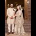 muslim wedding reception couple dress designs