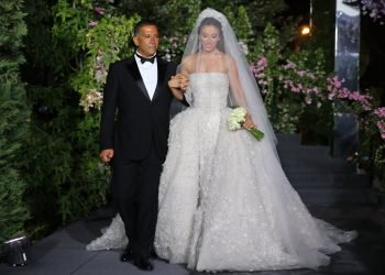 Out of This World Wedding | Elie Saab Gown, Upside Down Cake, and Live Singers!