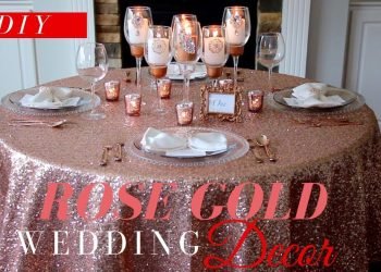 Rose Gold Wedding Decor | DIY Wedding Decor