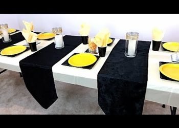 DIY DOLLAR TREE TABLE SETTING, CHEAP PARTY DECORATIONS, CHEAP WEDDING DECORATIONS