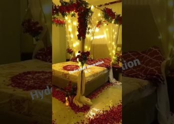 Most beautiful bridal room decoration ideas/flower room decoration ideas 2021 HYDERABAD DECORATION