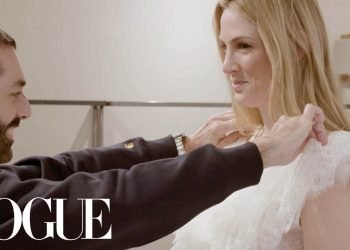 How Giambattista Valli Created Selby Drummond’s Fantasy Wedding Dress | Vogue