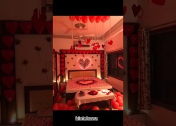 first night room decoration newly2023||bridal room decoration #newvideo #wedding #decoration