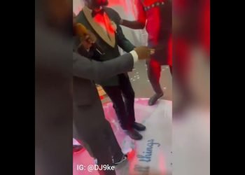 DJ 9ke a.k.a Nigeria No1 Wedding DJ at a Wedding on April 8, 2023