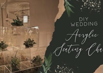 Acrylic Box Seating Chart | DIY Wedding Signs | Cricut Wedding Décor