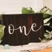 DIY Table Numbers | Rustic Wedding Decor |  Stencil for Paint | Cricut Design Space